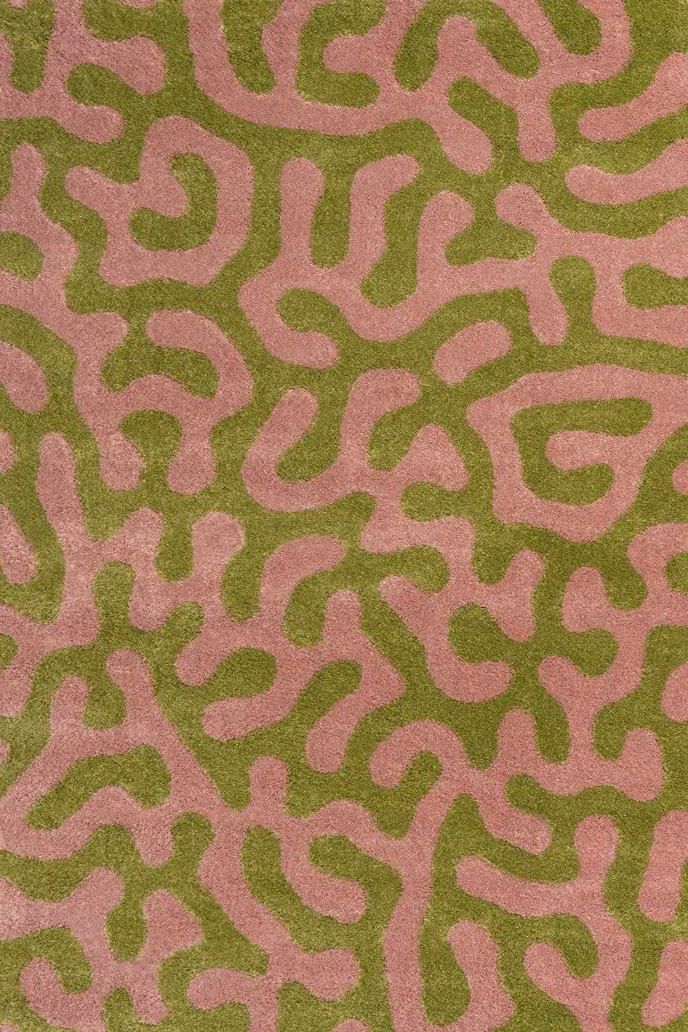 THE RUGS Joli Abstract Pattern Soft and Dense Pile Rug in Green and Multicolour, W: 120 cm, D: 170 cm