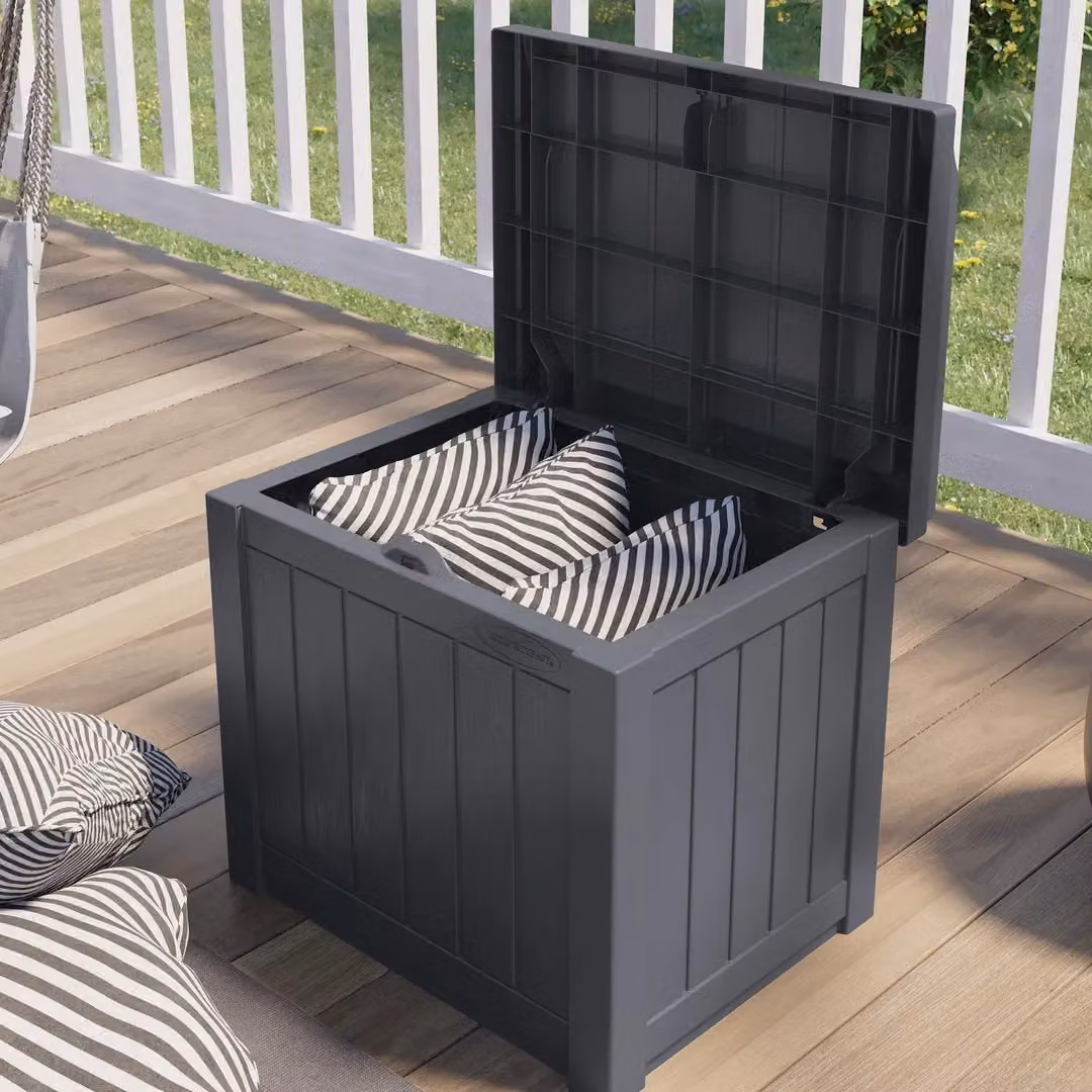 Rowlinsons Florida 83L Storage Box in Cyberspace Grey, W: 56 cm, D: 43 cm, H: 52 cm – 3