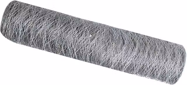 Berkfield Home Hexagon Fence in Silver Galvanised Steel, 10 x 0.4 m