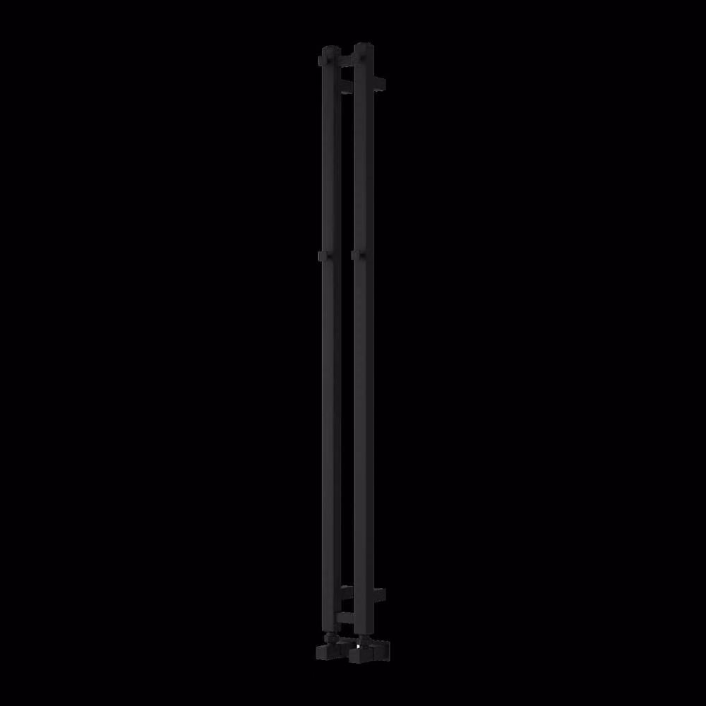 Bathroom Kingdom Todi Black Designer Heated Towel Rail, W/H: 108 x 800 cm – 2