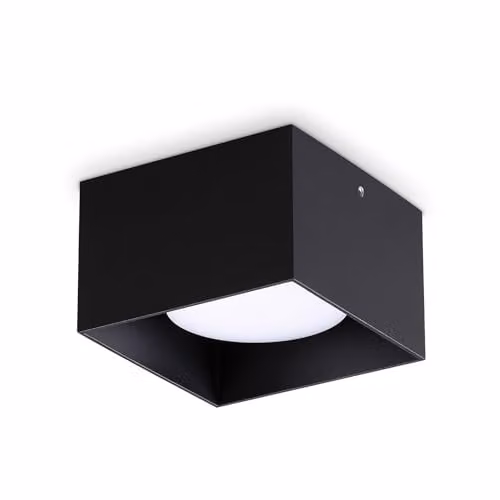 Ideal Lux Spike Square Surface Mounted Ground Spike Downlight Black – 1
