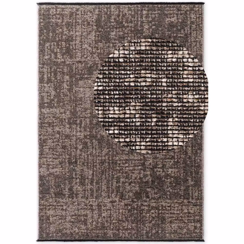 THE RUGS Brilliance Prisma Modern Abstract Short Pile Velour Area Rug in Beige, W: 120 cm, L: 170 cm – 2