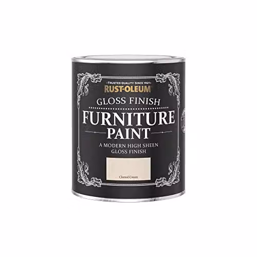 Rust-Oleum Gloss Furniture and Skirting Board Paint in Clotted Cream, 0.75 l – 3