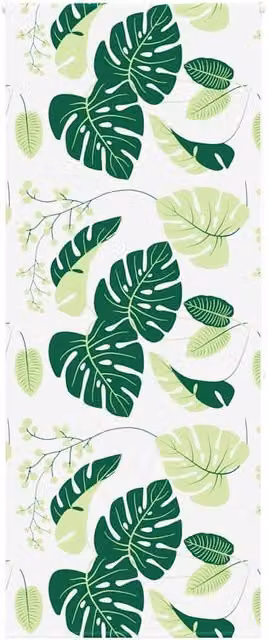 Berkfield Home Opaque Shower Roller Blind in Green, W/H: 90 x 240 cm