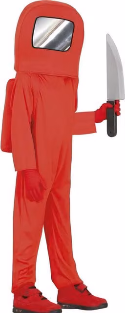 Fiestas Guirca Red Astronaut Costume Set for Kids