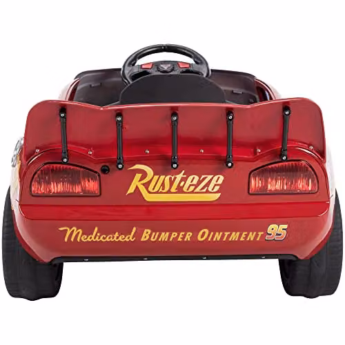 Huffy Disney Cars Lightning McQueen Electric Ride On Car with Lights and Sounds, Red – 2