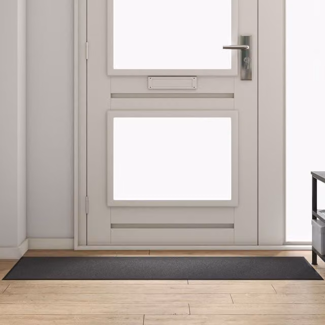 Berkfield Home Rectangular Anthracite Door Mat, W: 60 cm, L: 150 cm