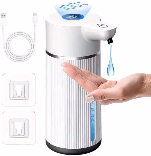 Kelvenix Automatic Touchless Soap Dispenser, 420ml, White – 1