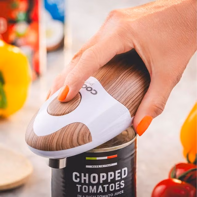 Cooks Professional Automatic Can Opener in White