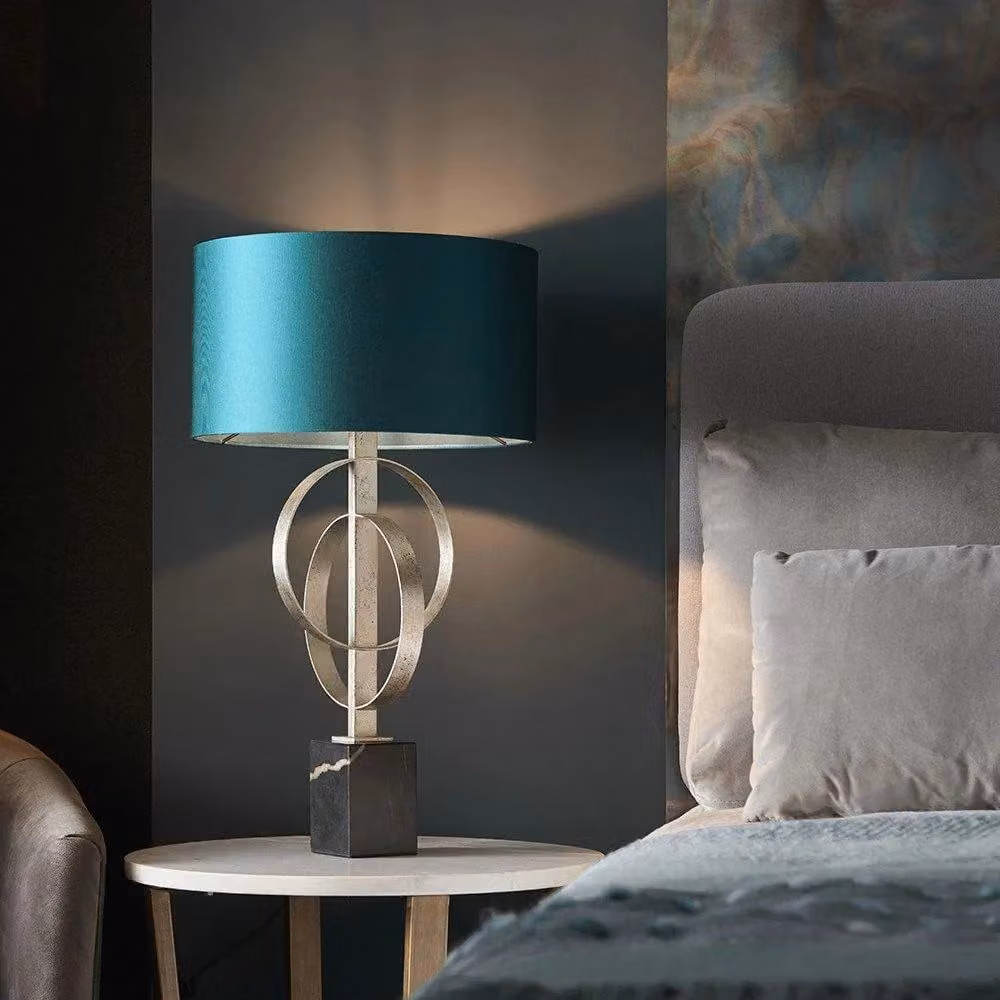 Netlighting TRENTO Contemporary Silver Metal Indoor Desk Table Lamp – 2