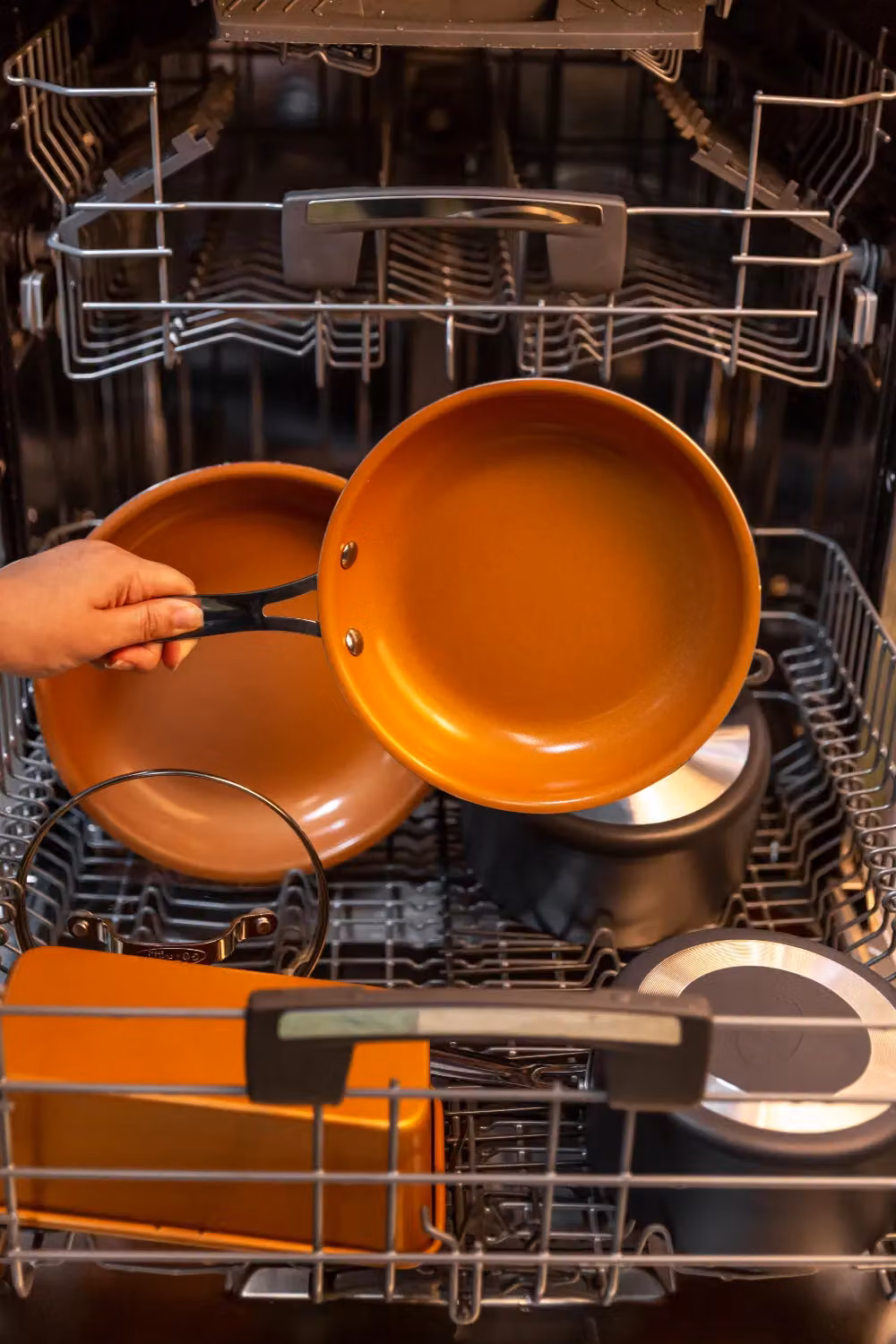 Gotham Steel Diamond 2-Piece Copper Ceramic Frying Pan Set – 4