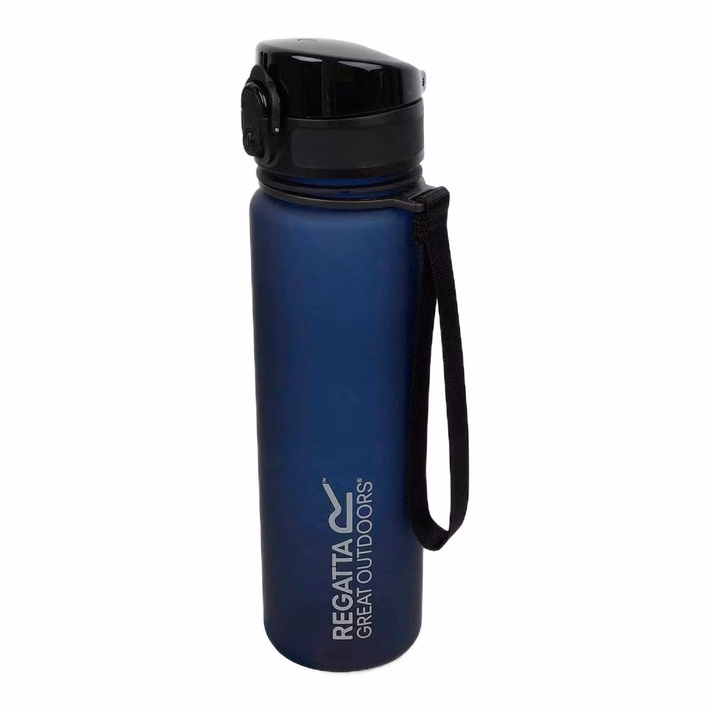 Regatta Blue Tritan BPA-Free Plastic Flip Lid Drinks Bottle, 0.6 l – 3