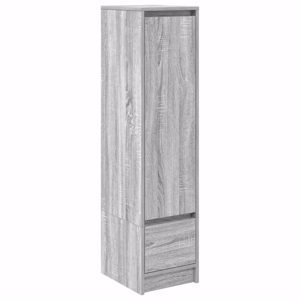 Berkfield Home Grey Sonoma Highboard in MDF, W/D/H: 29.5 x 34 x 119.5 cm – 2