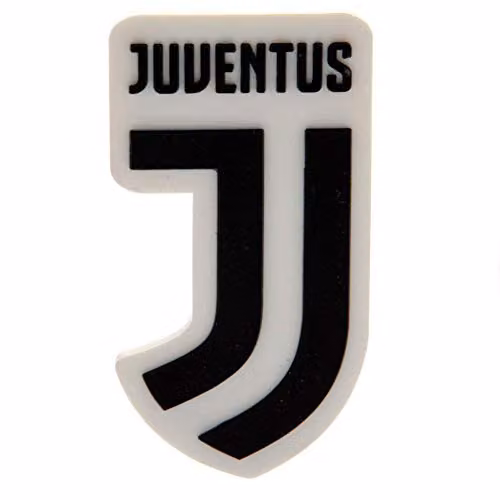 Juventus FC 3D Rectangular Adhesive Fridge Magnet in White and Black – 1