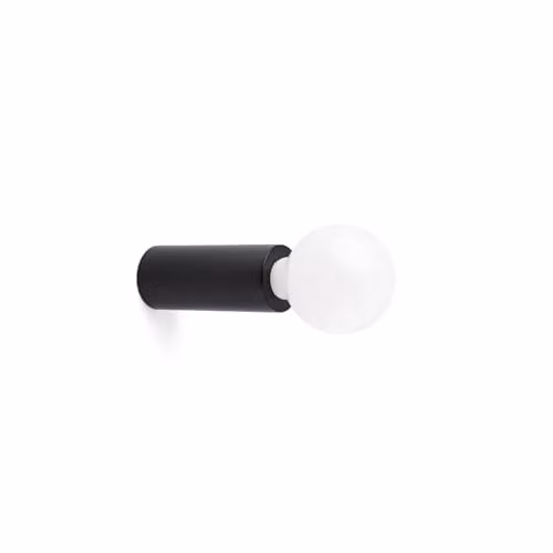 Netlighting Ten140 Modern Wall Light in Black with E27 Socket – 1