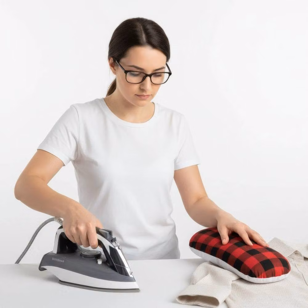 Nordara 2X Tailor's Ham and Seam Roll Ironing Set in Red – 3