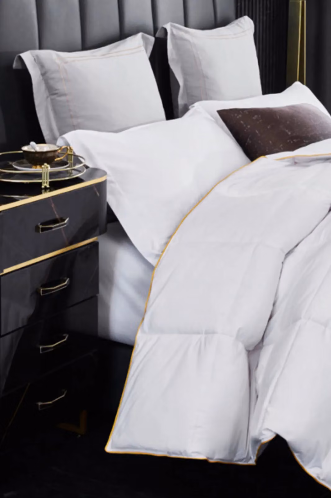 Ezysleep 13.5 Tog Premium Goose Feather and Down Duvet in White, King Size – 3