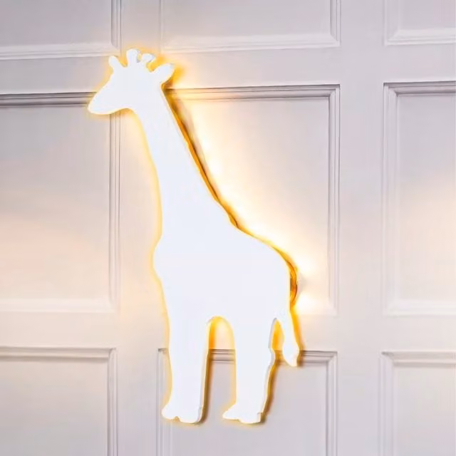 Marco Paul White LED Wall Night Light for Childrens Bedrooms