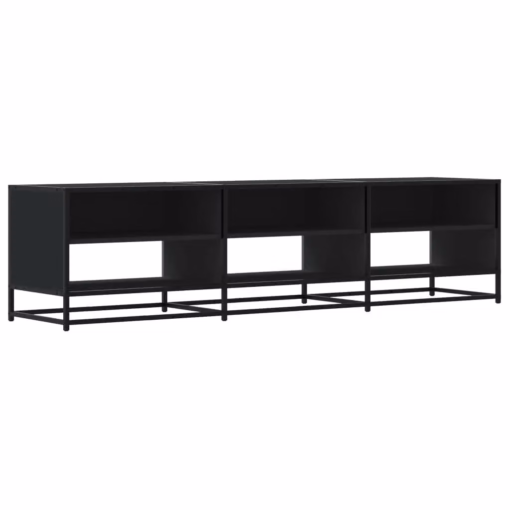 Berkfield Home Industrial Black Matt TV Cabinet W/D/H: 180 x 40 x 46 cm – 2