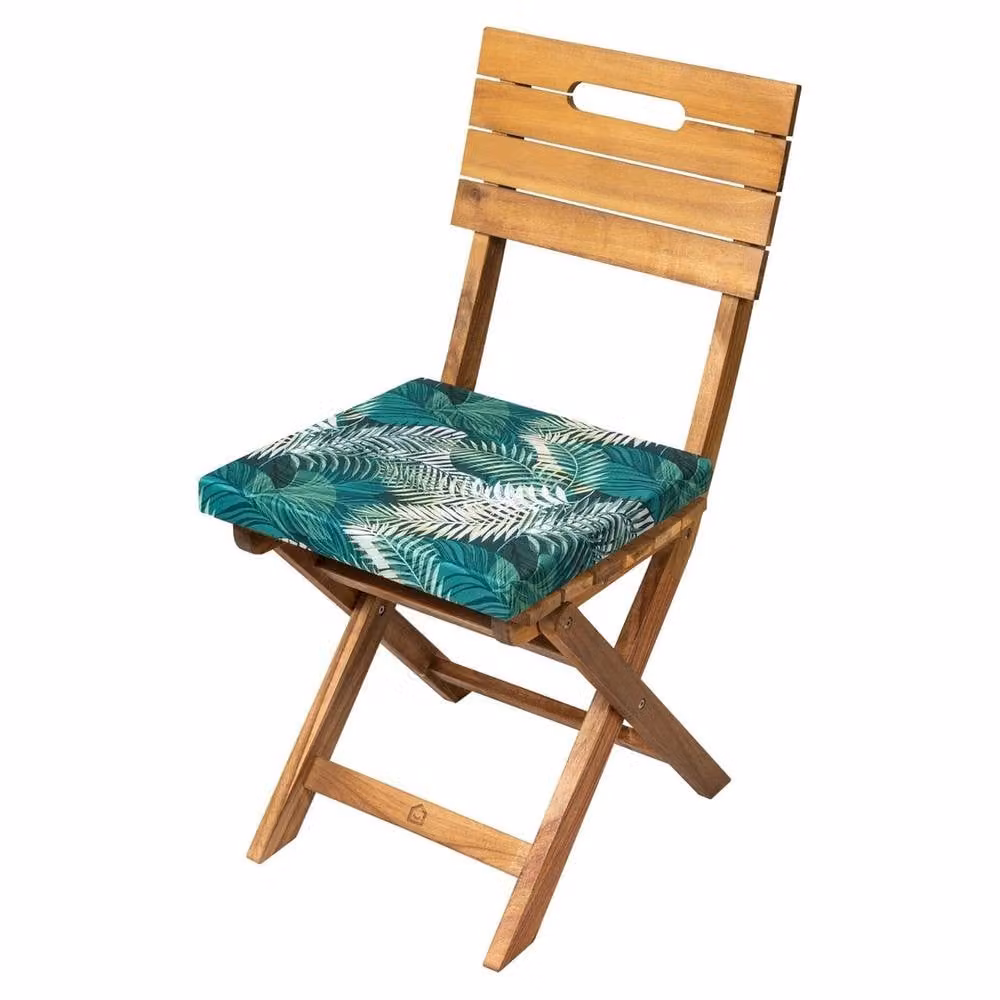NESTLUNE Waterproof Outdoor Garden Chair Cushion in Green, W/D: 120 x 120 cm – 2