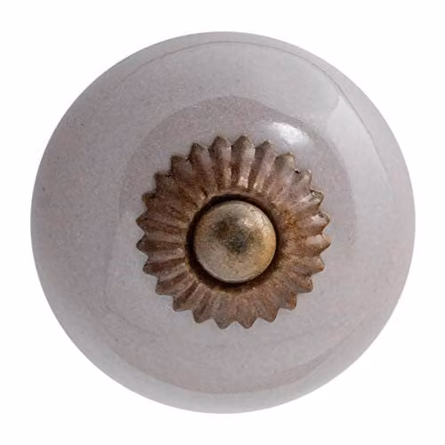 Nicola Spring Matt Grey Ceramic Cabinet Knob – 1