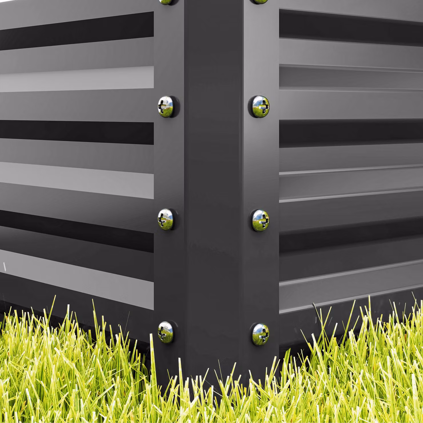 Outsunny Set of Two Galvanised Steel Raised Planter Boxes, Grey, W: 110 cm, D: 50 cm, H: 30 cm – 6
