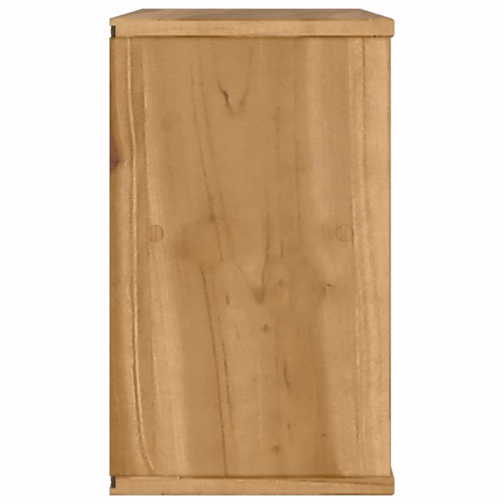 Berkfield Home ODDA TV Cabinet in Brown Solid Pine Wood, W/D/H: 79 x 24 x 40 cm – 4