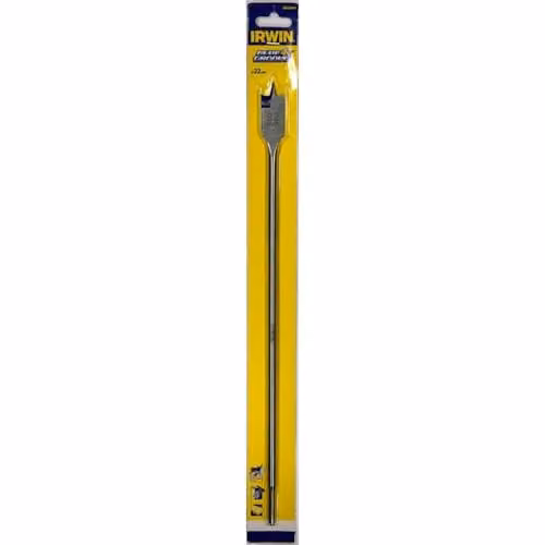 Irwin Blue-Groove Long Flat Screwdriver Bit, Blue and Silver, 22 x 400 mm