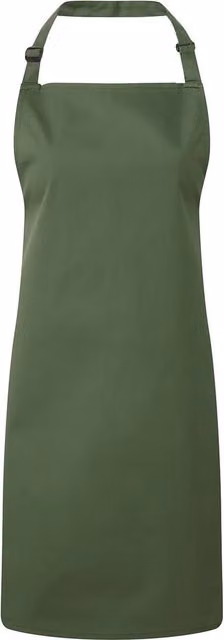 Premier Colours Poly Cotton Bib Apron in Green
