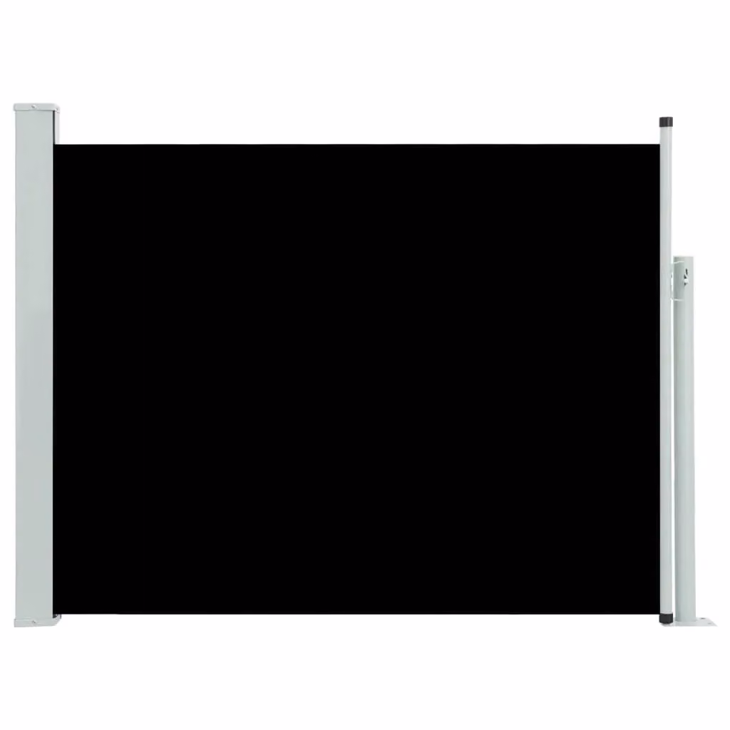 Berkfield Home Patio Retractable Side Awning in Black, W/H: 500 x 140 cm – 2