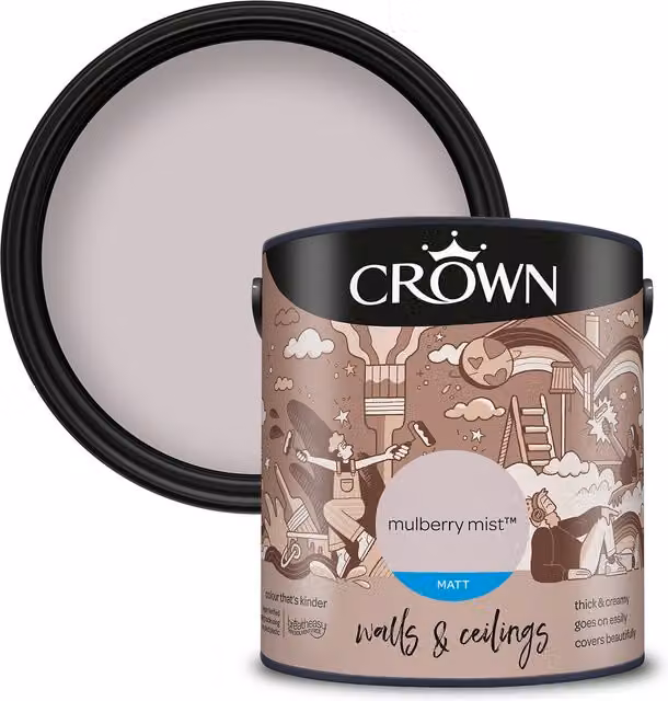 Crown Matt Emulsion Mulberry Mist 2.5l