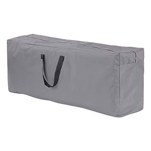 mysmartbuy Garden Cushion and Seat Pad Storage Bag in Grey, H50 x W120 x D34 cm