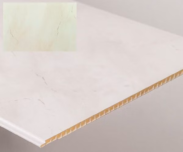 Storm Grey Marble Look Glossy Internal Wall Panels, Pack of 4, W: 250 mm, H: 2600 mm, D: 7 mm