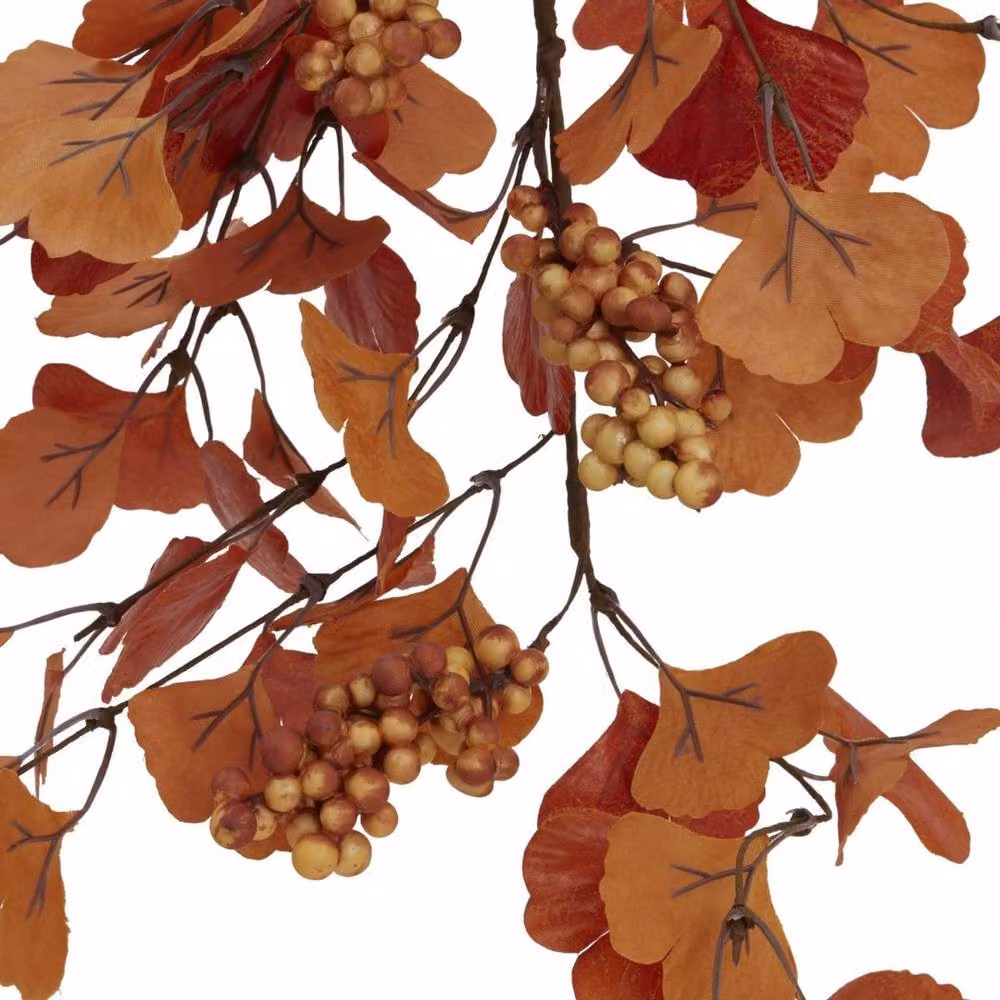 Lemon Pavilion Furniture and Decor Large Autumn Berry Spray in Brown, Height: 82 cm – 2