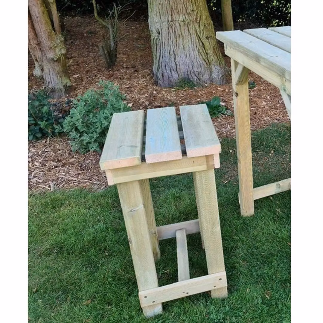 Churnet Valley Garden Furniture Ltd Bar Stool in Brown, Pressure Treated Hardwood Timber – 2
