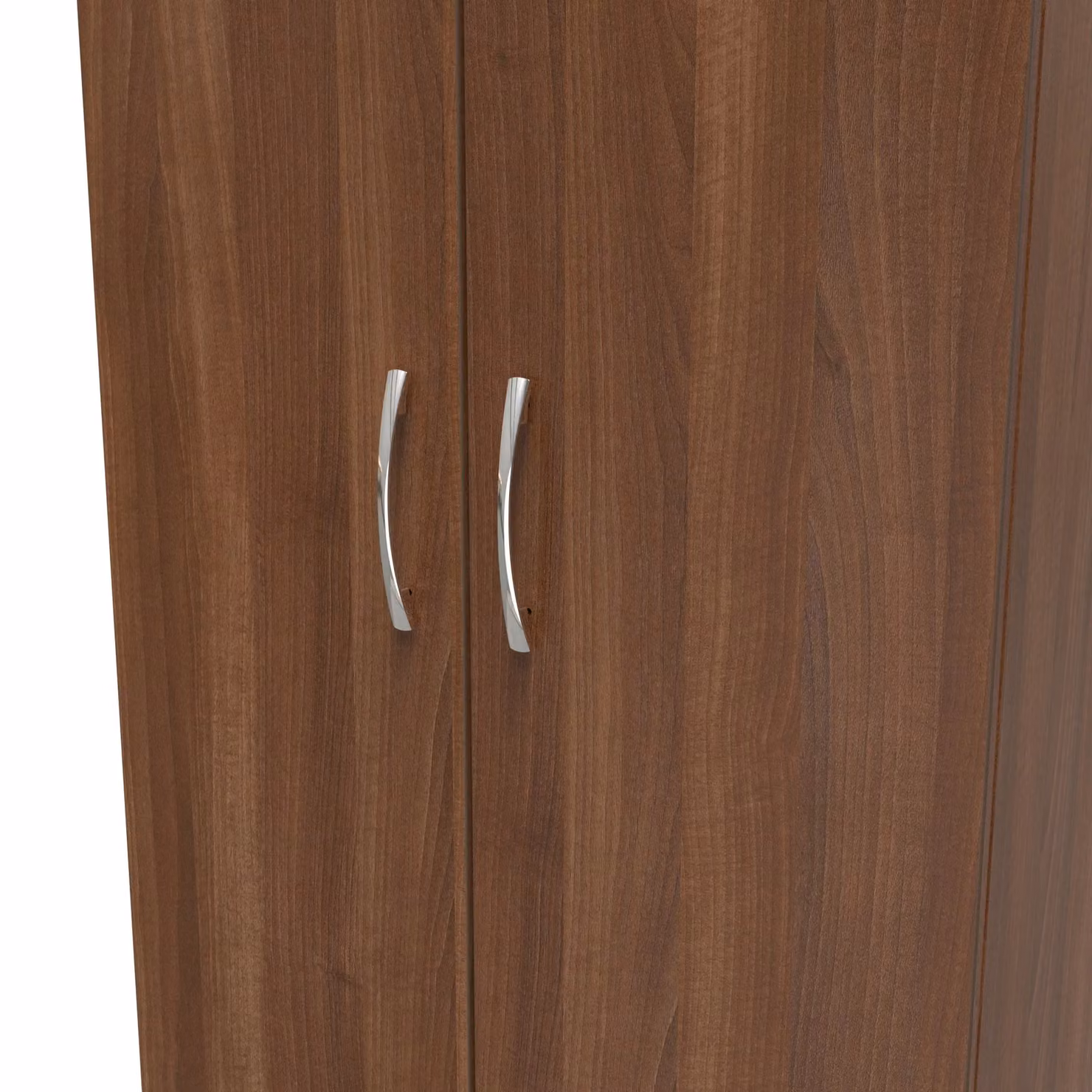 Avon Ready Assembled 2 Door 2 Drawer Wardrobe in Brown – 3
