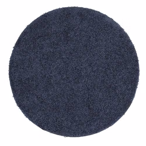 My Mat Blue Round Non-Slip Shaggy Pile Rug, Diameter: 100 cm – 1