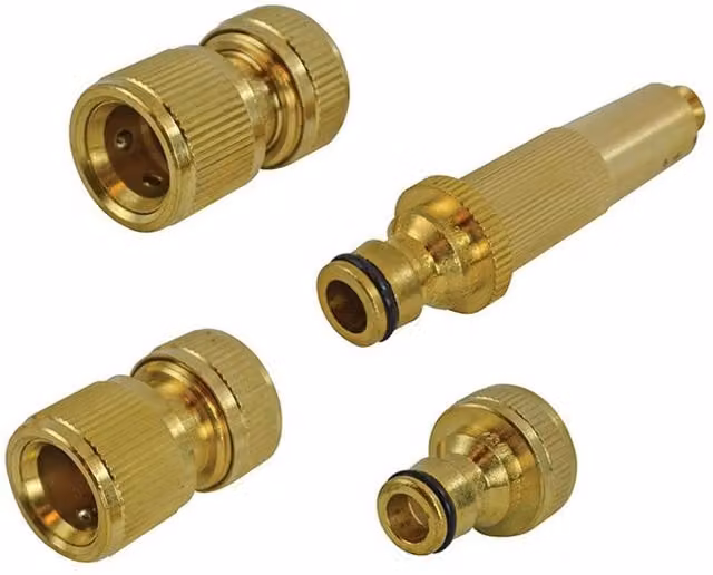 Faithfull 1/2 inch Brass Bolt, Gold