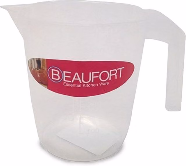 Beaufort Transparent Plastic Measuring Jug, 500 ml