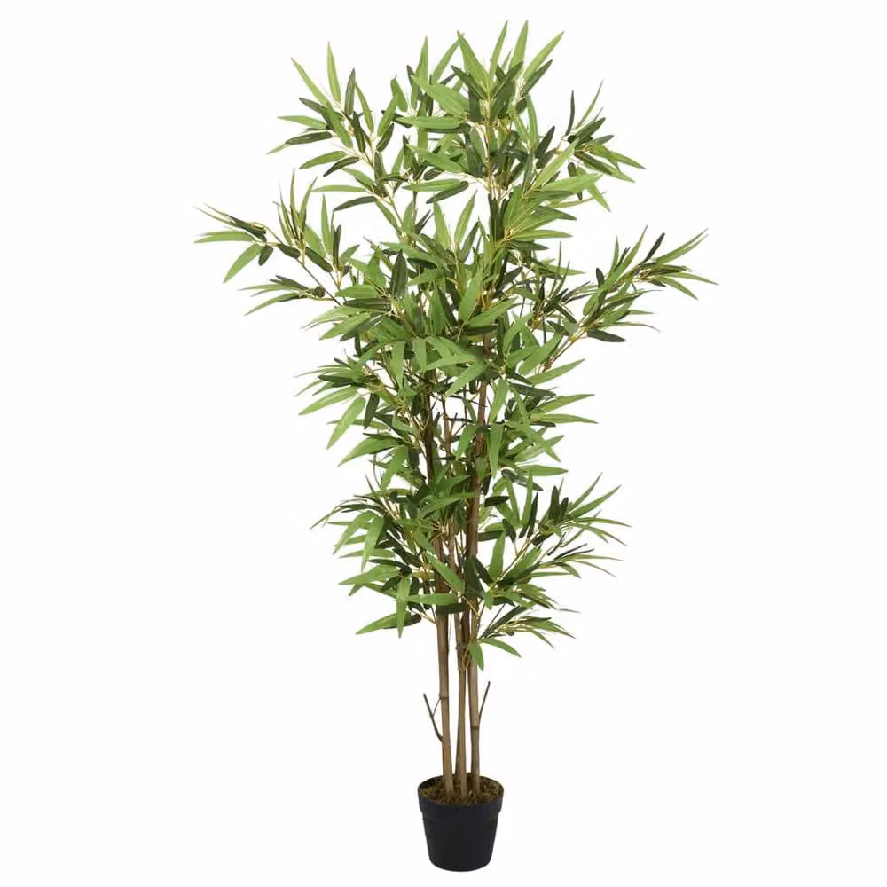 Berkfield Home Artificial Bamboo Tree, Green, Height: 150 cm – 2