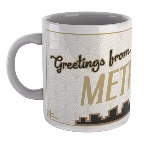 Zavvi DC Comics Superman Metropolis Multicolour Ceramic Mug