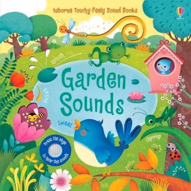 Sam Taplin Garden Sounds Board Book, Multicolour