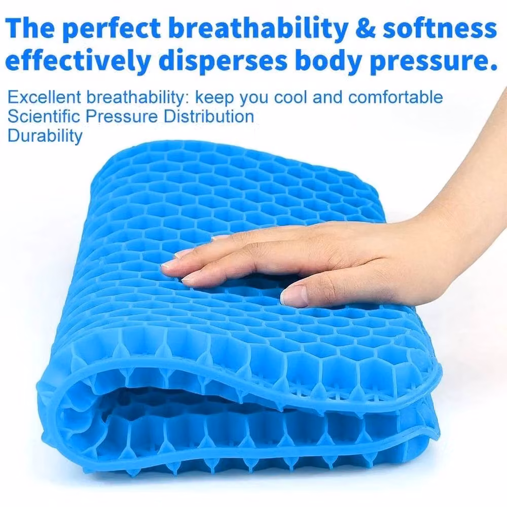 Kelvenix Gel Seat Cushion, Blue, W/D/H: 38 x 33 x 2.5 cm – 2