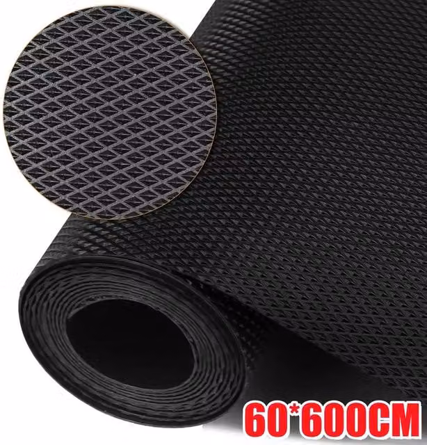 NESTLUNE Non Slip Toolbox Liner Drawer Mat, Black, W: 1000 cm, D: 52 cm