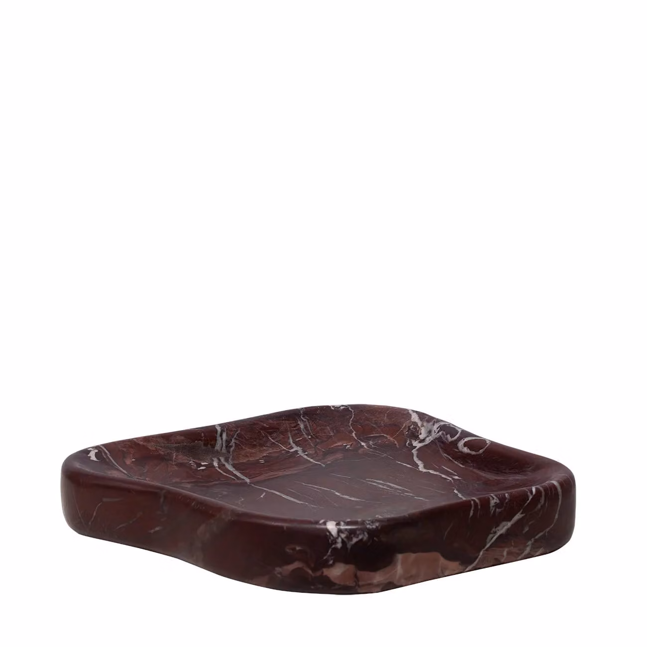 Dome Deco Brown Stone Abstract Organic Tabletop Centrepiece