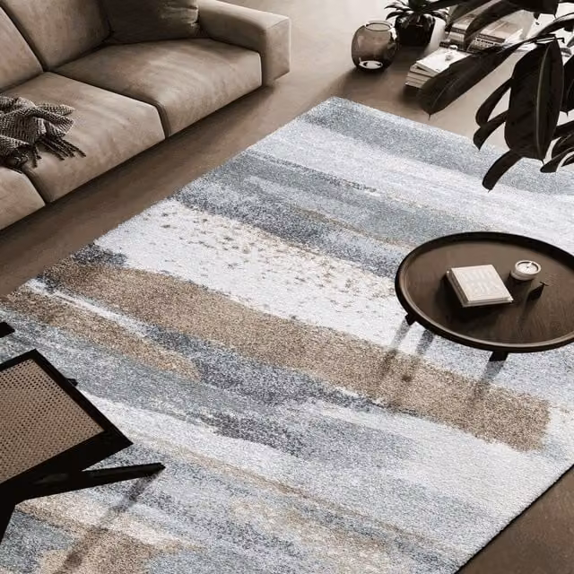 The Rug Shop UK Modern Geometric Easy Care Multicolour Area Rug W: 160 cm, L: 230 cm – 1