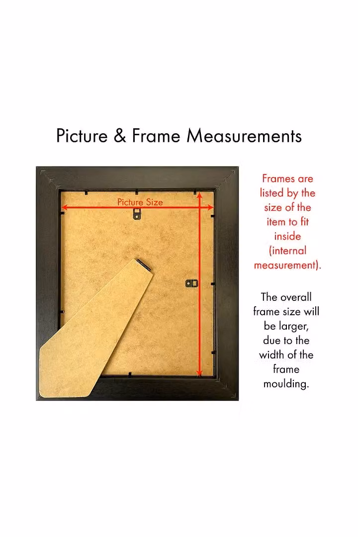 Crown Black Bobbin Wooden Rectangular Picture Frame – 3
