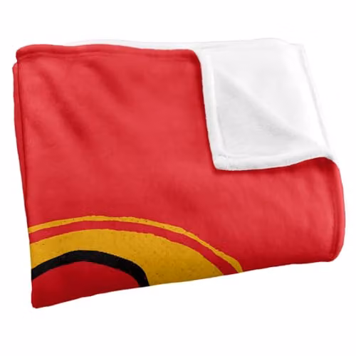 LOGOVISION DC Flash Circle Silky Touch Super Soft Fleece Throw Blanket, Multicolour, W: 91.44 cm, H: 147 cm – 2