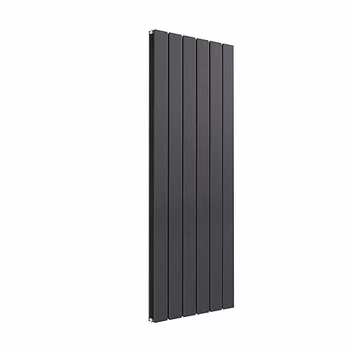 Reina Anthracite Steel Vertical Double Panel Designer Radiator H x W: 160 x 44 cm – 1