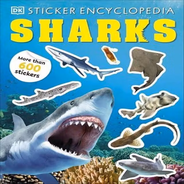 DK Sticker Encyclopedia Sharks Multicolour Paperback Book